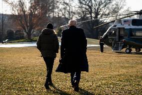 President Trump Speaks To Media At White House - DC