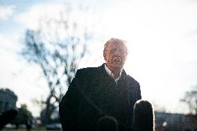 President Trump Speaks To Media At White House - DC