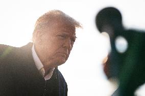 President Trump Speaks To Media At White House - DC