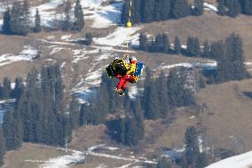 Alexis Pinturault Transported By Helicopter After Crash - Austria