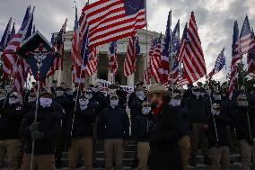 Patriot Front Group Appears At March For Life
