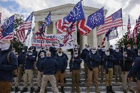 Patriot Front Group Appears At March For Life