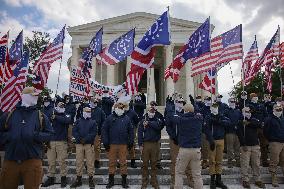 Patriot Front Group Appears At March For Life