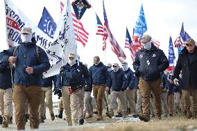 Patriot Front Group Appears At March For Life
