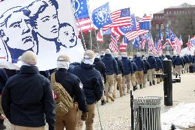 Patriot Front Group Appears At March For Life
