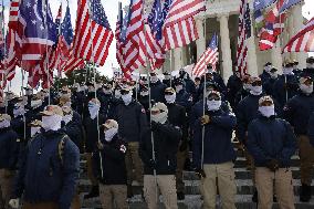 Patriot Front Group Appears At March For Life