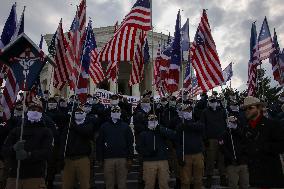Patriot Front Group Appears At March For Life