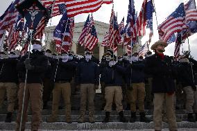 Patriot Front Group Appears At March For Life