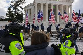 Patriot Front Group Appears At March For Life