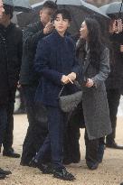 PFW Dior Homme Arrivals