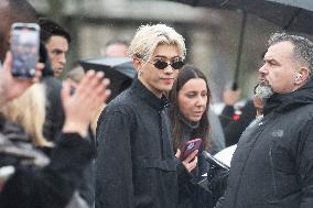 PFW Dior Homme Arrivals