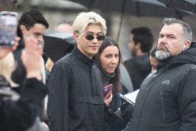 PFW Dior Homme Arrivals