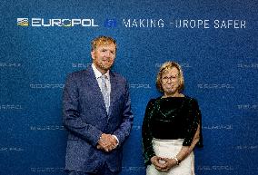 King Willem-Alexander Pays Working Visit To Europol - The Hague