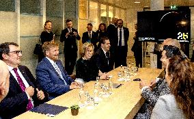 King Willem-Alexander Pays Working Visit To Europol - The Hague
