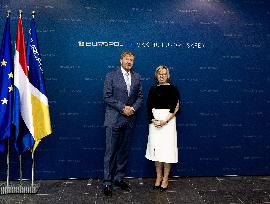 King Willem-Alexander Pays Working Visit To Europol - The Hague