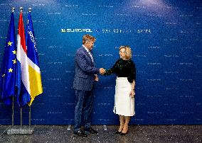 King Willem-Alexander Pays Working Visit To Europol - The Hague