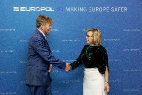 King Willem-Alexander Pays Working Visit To Europol - The Hague