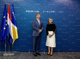 King Willem-Alexander Pays Working Visit To Europol - The Hague