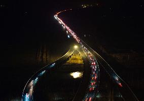 Traffic Congestion on Highways in Huai'an