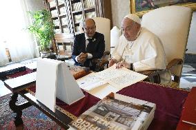 ITALY - POPE FRANCIS RECEIVES RECEIVES IN PRIVATE AUDIECE H.E.MR LESLIE VOLTAIRE AT THE VATICAN - 2025/01/25
