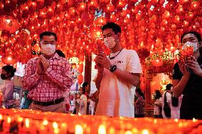 Thailand Prepares For Upcoming Lunar New Year Celebrations.