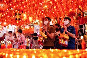 Thailand Prepares For Upcoming Lunar New Year Celebrations.