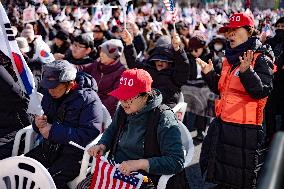 Rally Demanding The Release Of President Yoon Suk-yeol