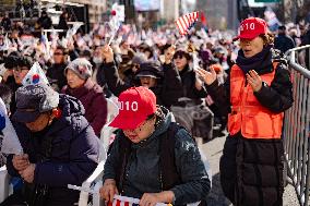 Rally Demanding The Release Of President Yoon Suk-yeol