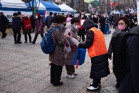 Rally Demanding The Release Of President Yoon Suk-yeol