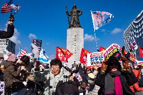 Rally Demanding The Release Of President Yoon Suk-yeol