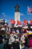 Rally Demanding The Release Of President Yoon Suk-yeol