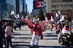 Rally Demanding The Release Of President Yoon Suk-yeol