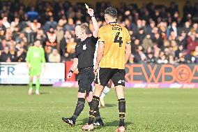 Cambridge United v Mansfield Town - Sky Bet League 1