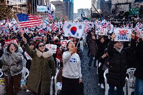 Rally Demanding The Release Of President Yoon Suk-yeol