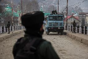 Security On High Alert In Kashmir