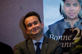 Jordan Bardella At 2025 New Year's Ceremony of Laure Lavalette - La Vallette-du-Var