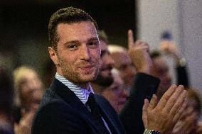 Jordan Bardella At 2025 New Year's Ceremony of Laure Lavalette - La Vallette-du-Var