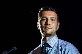 Jordan Bardella At 2025 New Year's Ceremony of Laure Lavalette - La Vallette-du-Var
