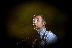 Jordan Bardella At 2025 New Year's Ceremony of Laure Lavalette - La Vallette-du-Var