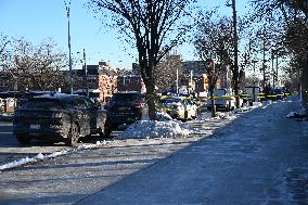 Woman Found Dead On A Sidewalk In Area Of Flatlands Avenue And Van Siclen Avenue In East New York Brooklyn