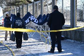 Woman Found Dead On A Sidewalk In Area Of Flatlands Avenue And Van Siclen Avenue In East New York Brooklyn