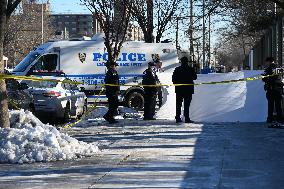 Woman Found Dead On A Sidewalk In Area Of Flatlands Avenue And Van Siclen Avenue In East New York Brooklyn