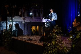 Jordan Bardella At 2025 New Year's Ceremony of Laure Lavalette - La Vallette-du-Var