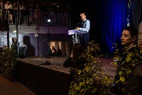 Jordan Bardella At 2025 New Year's Ceremony of Laure Lavalette - La Vallette-du-Var