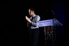 Jordan Bardella At 2025 New Year's Ceremony of Laure Lavalette - La Vallette-du-Var
