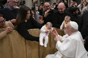 Pope Francis' Second Vespers On The Feast Of The Conversion Of St Paul