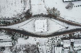 Heavy Snow Hit Yuncheng