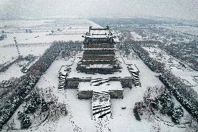 Heavy Snow Hit Yuncheng