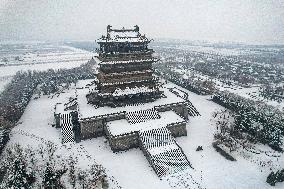 Heavy Snow Hit Yuncheng