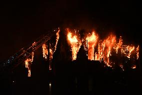 4-alarm Fire At 335 Graham Avenue In Williamsburg Brooklyn New York City